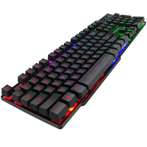 Gaming Keyboard 7 Colors LED